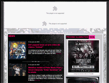 Tablet Screenshot of glamnation.com.ar